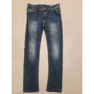 Diesel Kid Waykee-J US Jeans 16Y Regular Straight Medium Blue EUC